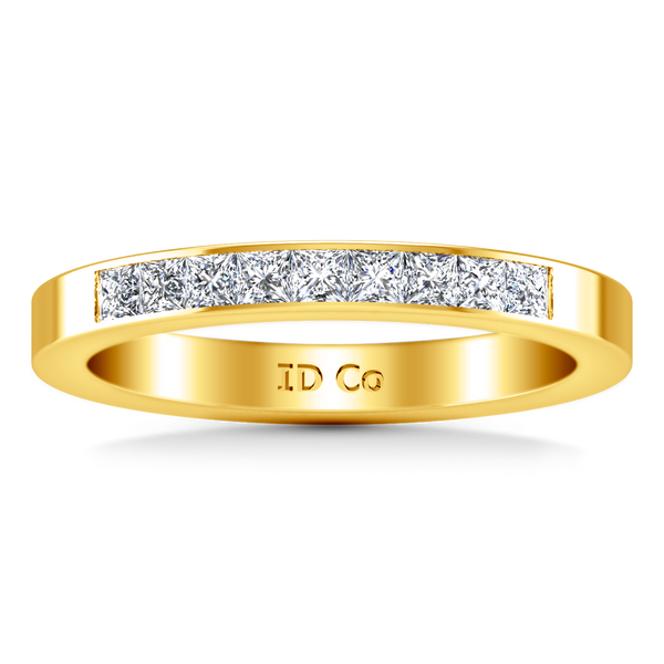 Diamond Wedding Band Rebecca 0.26 Cts 14K Yellow Gold