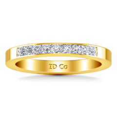 Diamond Wedding Band Rebecca 0.26 Cts 14K Yellow Gold