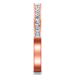 Diamond Wedding Band Bianca 0.26 Cts 14K Rose Gold