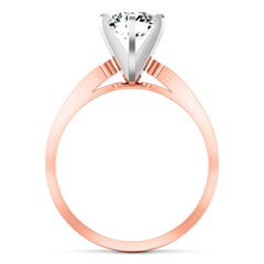 Pave Engagement Ring Yvonne 14K Rose Gold