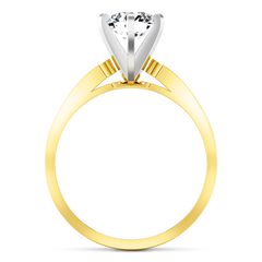 Pave Engagement Ring Yvonne 14K Yellow Gold