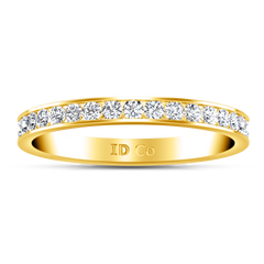 Diamond Wedding Band Yvonne 0.52 Cts 14K Yellow Gold