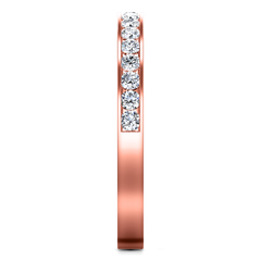 Diamond Wedding Band Yvonne 0.52 Cts 14K Rose Gold