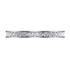 Diamond Wedding Band Yvonne 0.52 Cts 14K White Gold