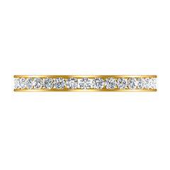 Diamond Wedding Band Yvonne 0.52 Cts 14K Yellow Gold