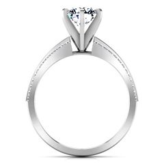 Pave Engagement Ring Amanda 14K White Gold