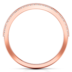 Diamond Wedding Band Amanda 0.63 Cts 14K Rose Gold
