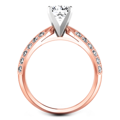 Pave Engagement Ring Amore 14K Rose Gold