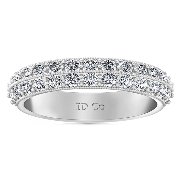 Diamond Wedding Band Amore 0.7 Cts 14K White Gold