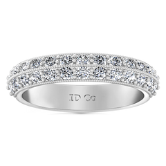 Diamond Wedding Band Amore 0.7 Cts 14K White Gold