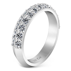 Diamond Wedding Band Amore 0.7 Cts 14K White Gold