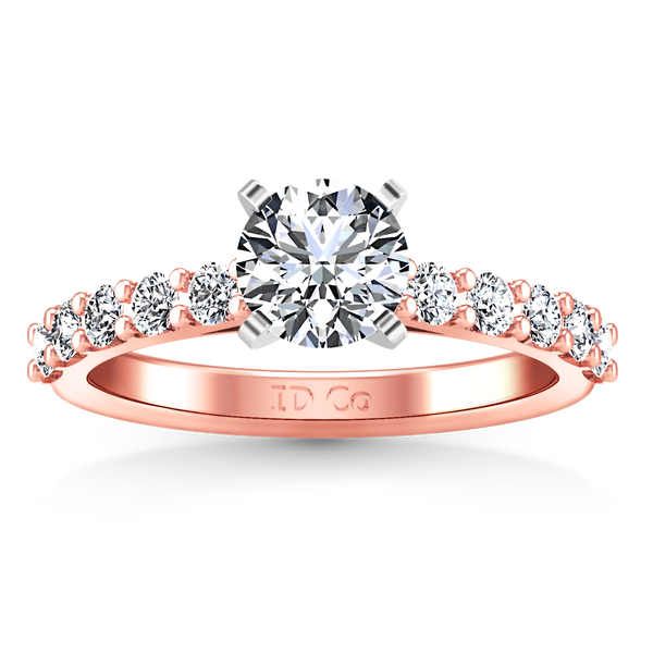 Pave Engagement Ring Cherish 14K Rose Gold