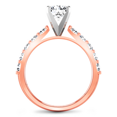 Pave Engagement Ring Cherish 14K Rose Gold