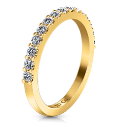 Diamond Wedding Band Cherish 1 Cts 14K Yellow Gold