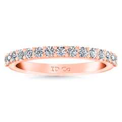 Diamond Wedding Band Cherish 1 Ct 14K Rose Gold