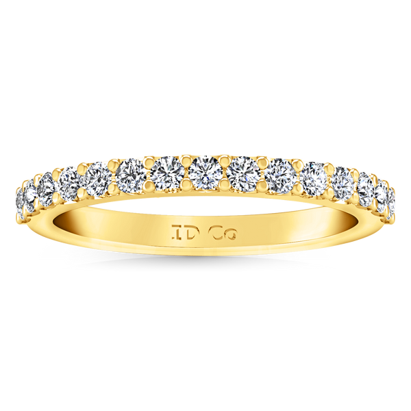 Diamond Wedding Band Cherish 1 Cts 14K Yellow Gold