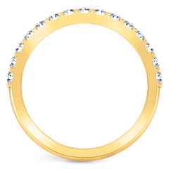 Diamond Wedding Band Cherish 1 Cts 14K Yellow Gold