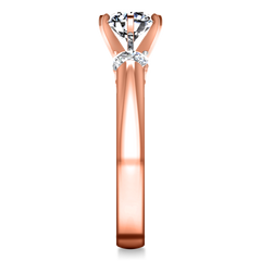 Three Stone Engagement Ring Justine 14K Rose Gold