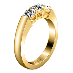 Diamond Wedding Band Justine 0.51 Cts 14K Yellow Gold