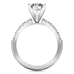 Pave Engagement Ring Grace 14K White Gold