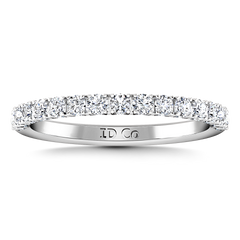 Diamond Wedding Band Grace 0.3 Cts 14K White Gold