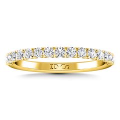 Diamond Wedding Band Grace 0.3 Cts 14K Yellow Gold