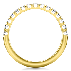 Diamond Wedding Band Grace 0.3 Cts 14K Yellow Gold