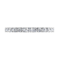 Diamond Wedding Band Grace 0.3 Cts 14K White Gold