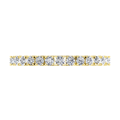 Diamond Wedding Band Grace 0.3 Cts 14K Yellow Gold