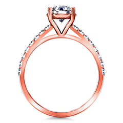 Pave Engagement Ring Yvette 14K Rose Gold