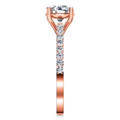 Pave Engagement Ring Yvette 14K Rose Gold