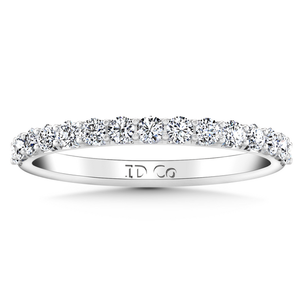 Diamond Wedding Band Yvette 0.3 Cts 14K White Gold