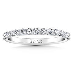 Diamond Wedding Band Yvette 0.3 Cts 14K White Gold