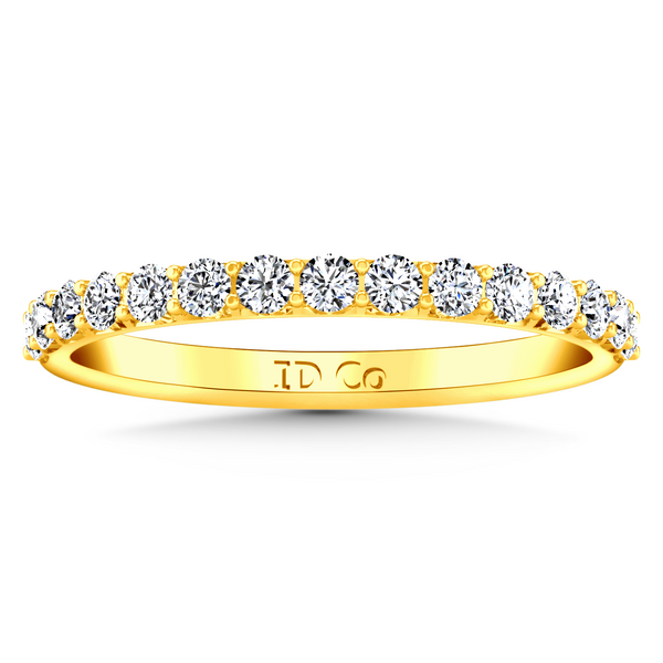 Diamond Wedding Band Yvette 0.3 Cts 14K Yellow Gold