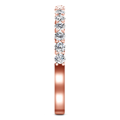 Diamond Wedding Band Yvette 0.3 Cts 14K Rose Gold