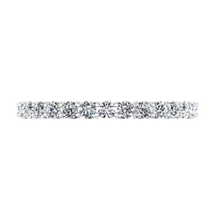 Diamond Wedding Band Yvette 0.3 Cts 14K White Gold
