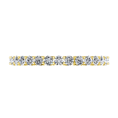 Diamond Wedding Band Yvette 0.3 Cts 14K Yellow Gold