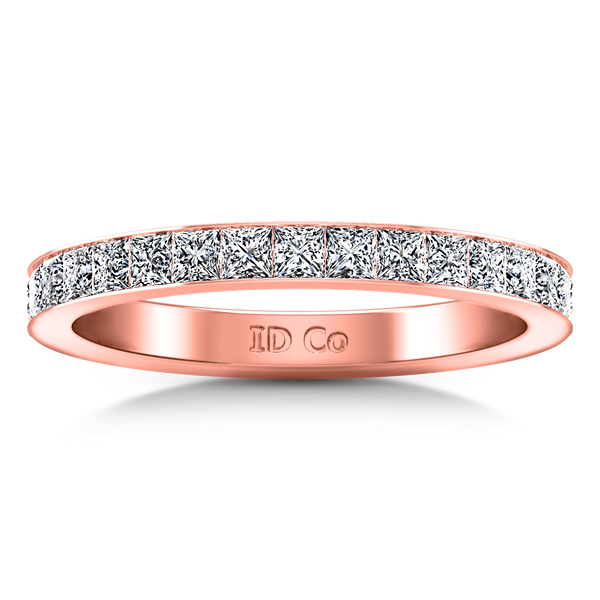 Diamond Wedding Band Calla 0.42 Cts 14K Rose Gold