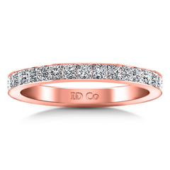 Diamond Wedding Band Calla 0.42 Cts 14K Rose Gold