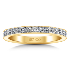 Diamond Wedding Band Calla 0.42 Cts 14K Yellow Gold