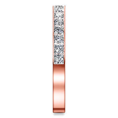 Diamond Wedding Band Calla 0.42 Cts 14K Rose Gold