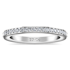 Diamond Wedding Band Ashley 0.27 Cts 14K White Gold