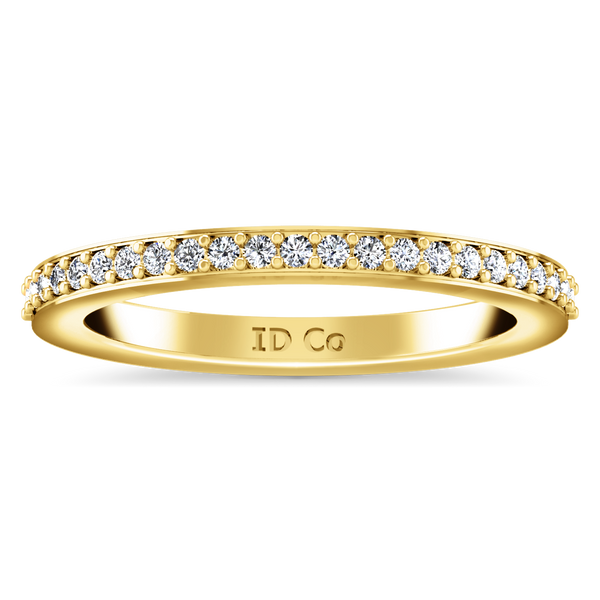 Diamond Wedding Band Ashley 0.27 Cts 14K Yellow Gold