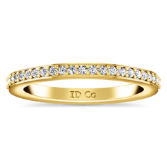 Diamond Wedding Band Ashley 0.27 Cts 14K Yellow Gold