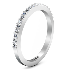 Diamond Wedding Band Juliette 0.2 Cts 14K White Gold