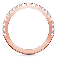 Diamond Wedding Band Lauren 0.29 Cts 14K Rose Gold