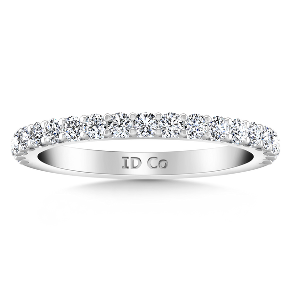 Diamond Wedding Band Lauren 0.29 Cts 14K White Gold