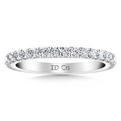 Diamond Wedding Band Lauren 0.29 Cts 14K White Gold