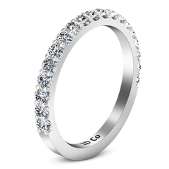 Diamond Wedding Band Lauren 0.29 Cts 14K White Gold