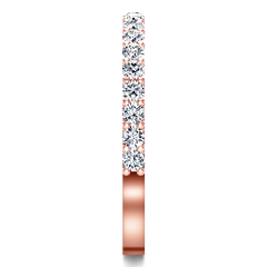 Diamond Wedding Band Lauren 0.29 Cts 14K Rose Gold